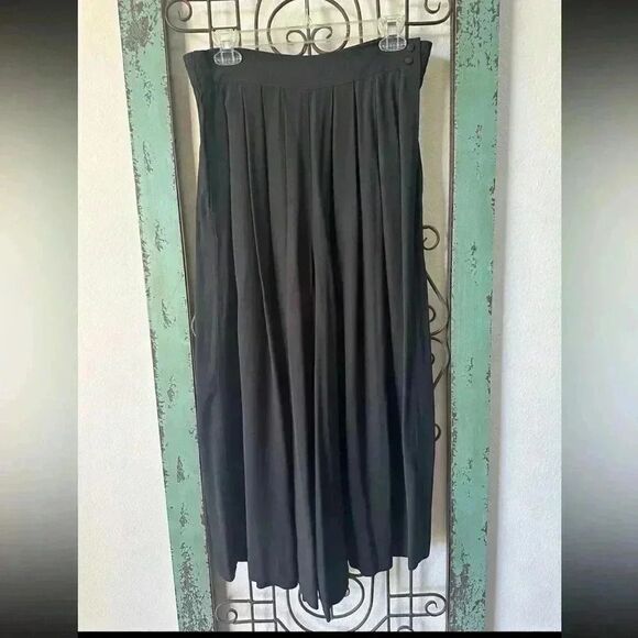 Vintage Nancy Crystal wide leg palazzo pant. Fitted at waist. Sz 8 & versatile. - Picture 3 of 12